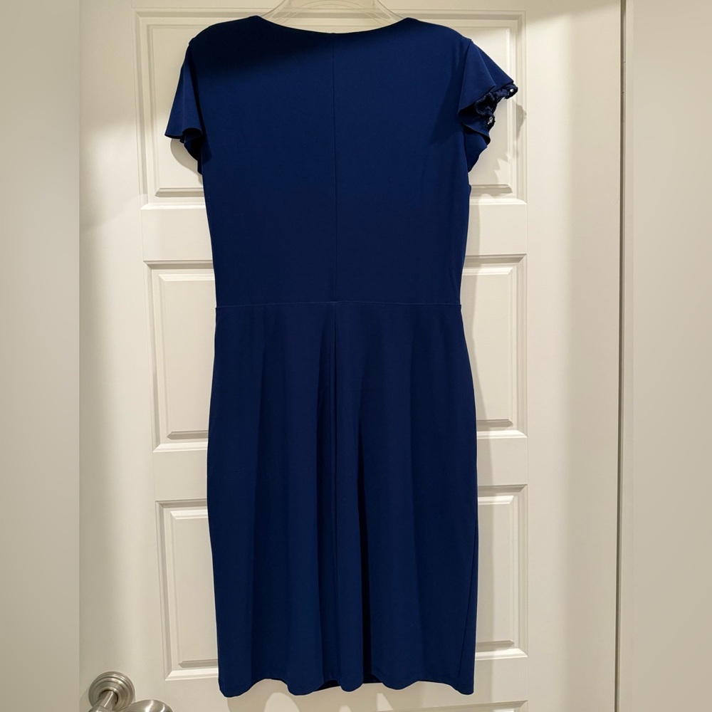 Ralph Lauren Faux-Wrap Dress, Size 8 - Picture 2 of 4